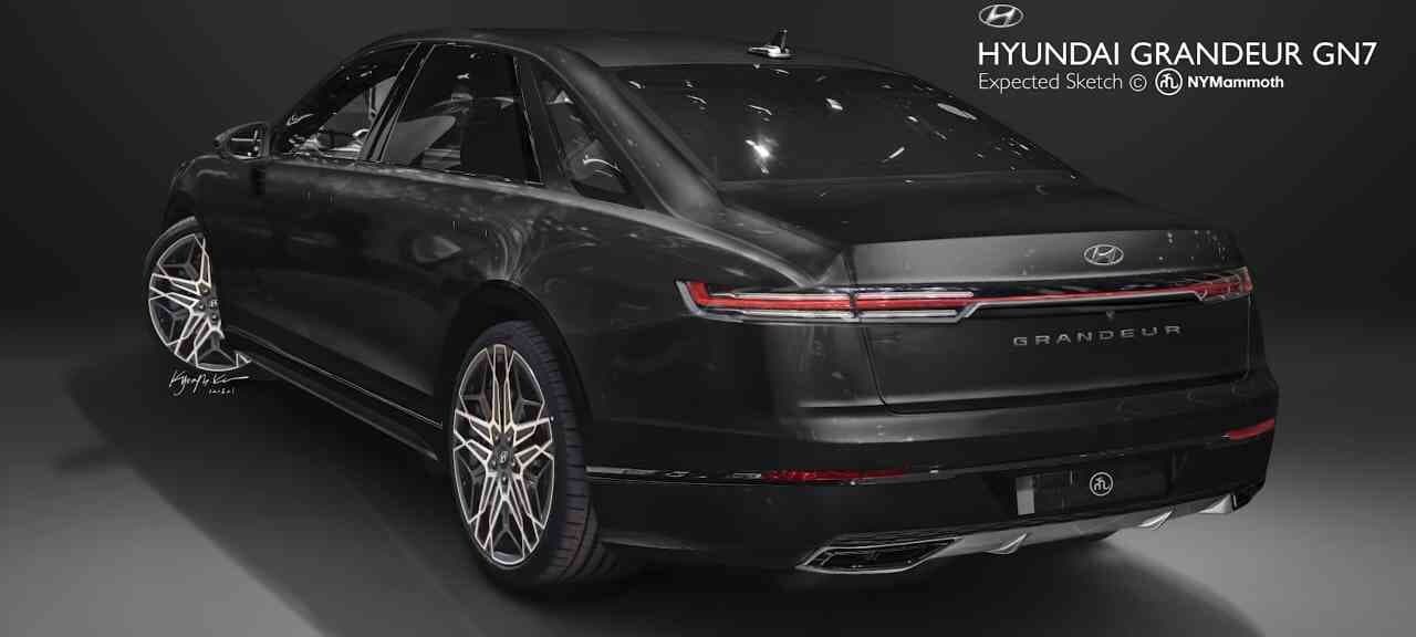 그랜저 풀체인지 뒷모습 예상도 게시글 썸네일