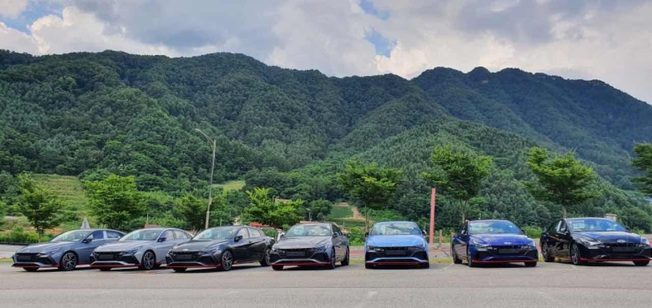 아반떼 N 컬러별 사진  게시글 썸네일