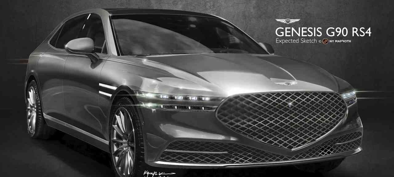 제네시스 G90-RS4 초극한 예상도 게시글 썸네일