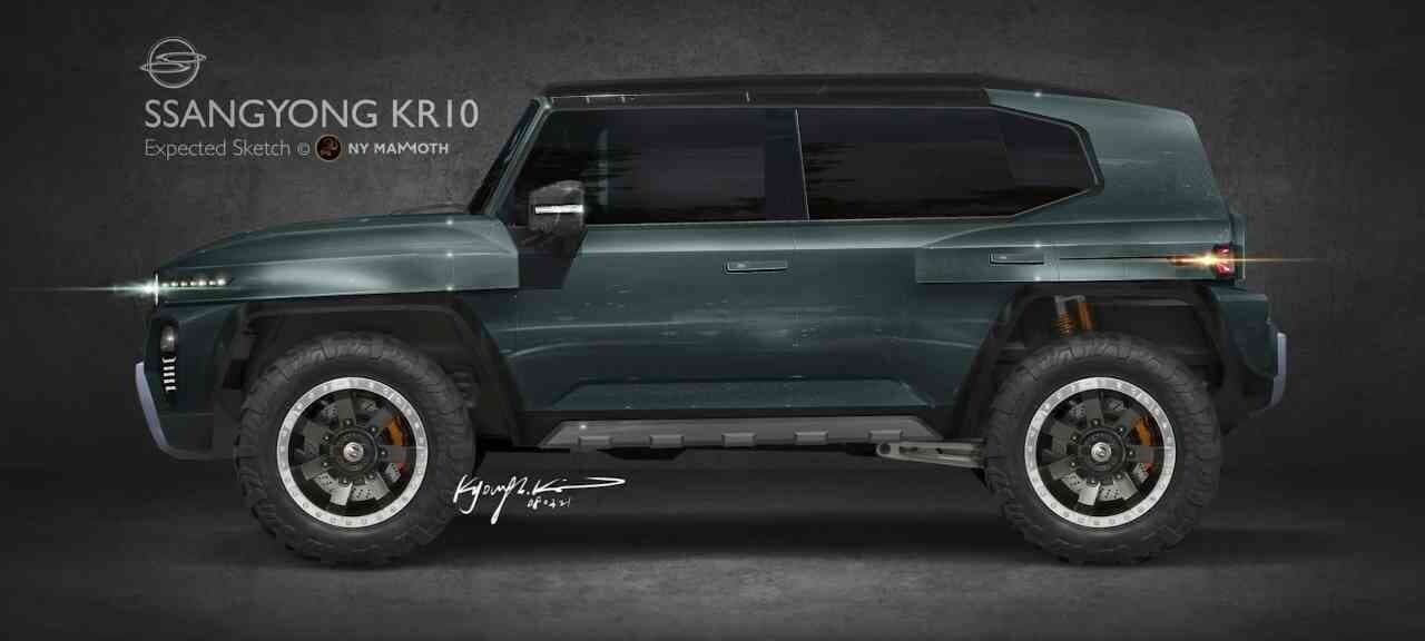 쌍용차 코란도의 부활 Kr10 옆모습 예상도 게시글 썸네일