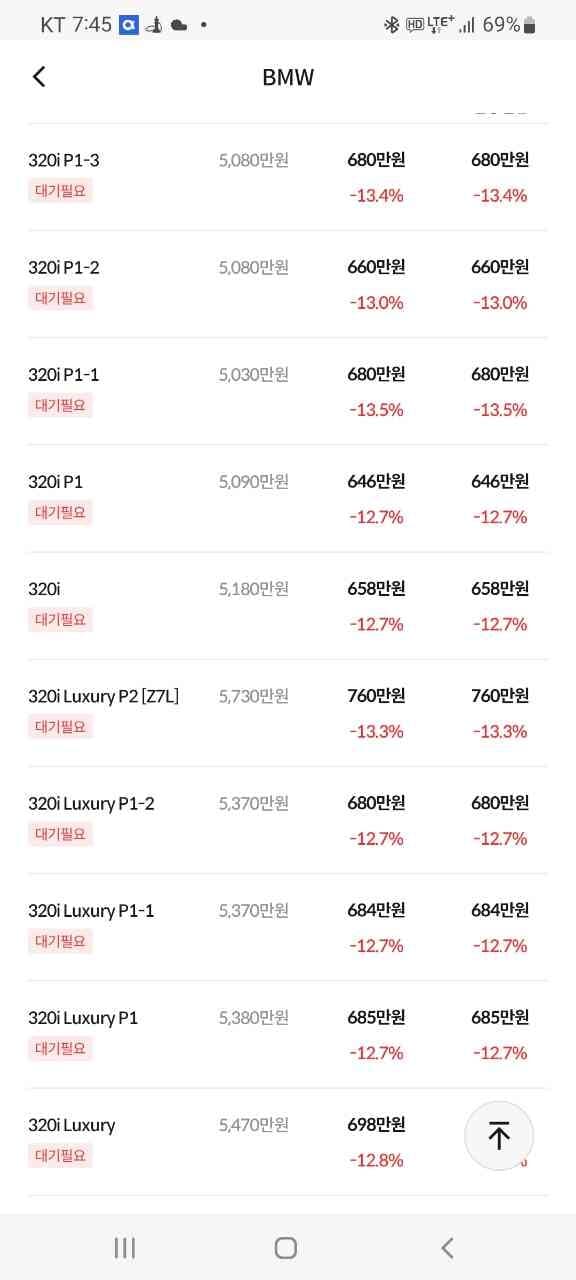 BMW 차 구매 질문 게시글 썸네일