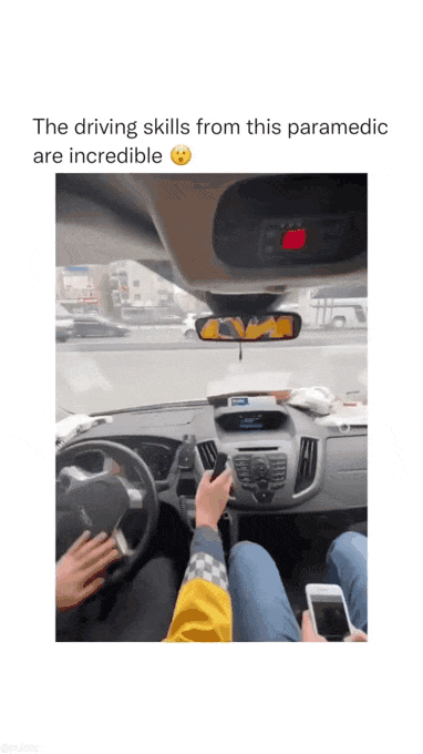 응급차 운전 1인칭 시점(펌) 게시글 썸네일