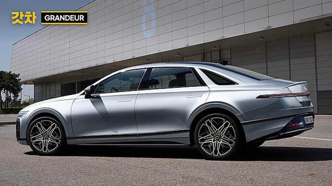 그랜저 풀체인지 매끄러운 측면 바디 포착되다. 최신 예상도 살펴보니(갓차) 게시글 썸네일