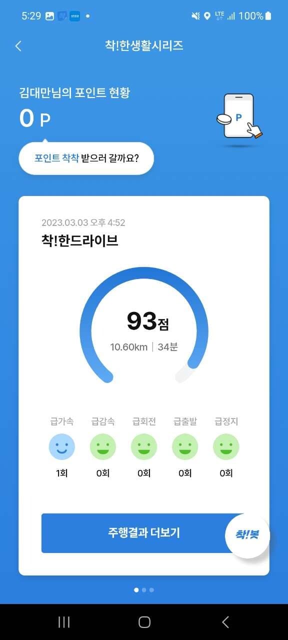 [착!한드라이브] 93점! 낼부터는 100점 게시글 썸네일