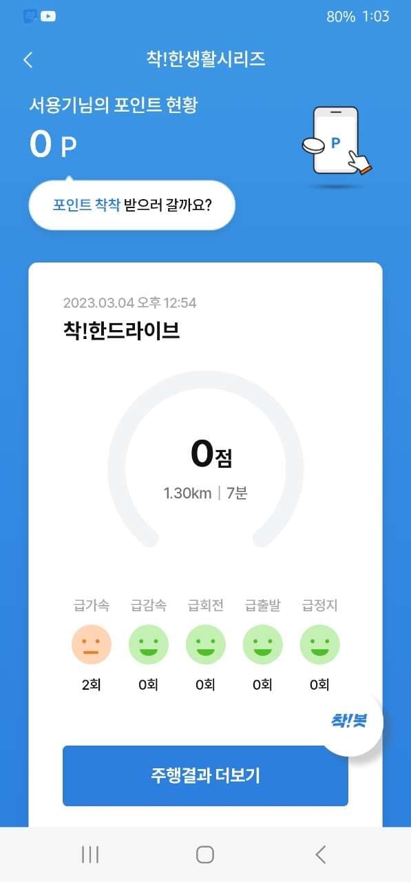 [착!한드라이브]운전점수0점ㅠ 충격 먹었어요 ㅎ 게시글 썸네일