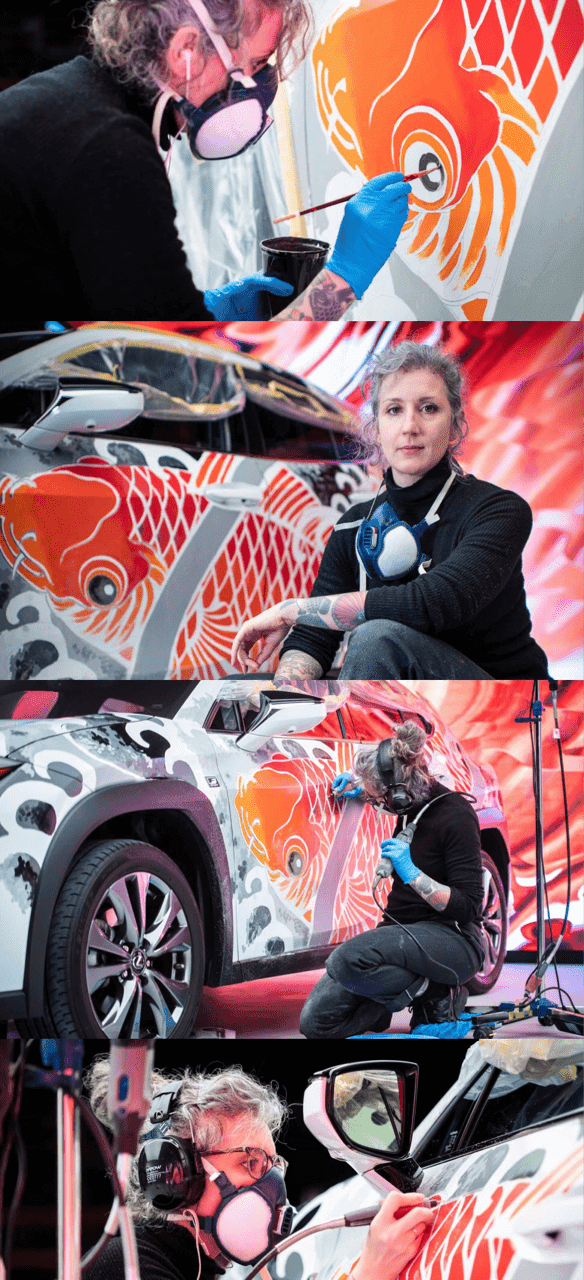 세계 최초 문신 차!! 게시글 썸네일