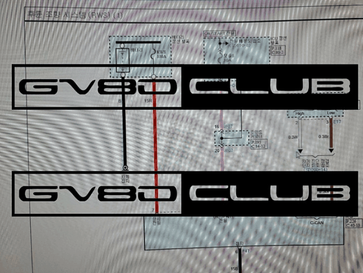 G80 스포츠 후륜조향시스템 (AGCS) 적용유력  게시글 썸네일