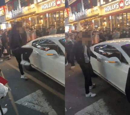 술먹고 벤틀리 걷어차고 차주 폭행한 20대  게시글 썸네일