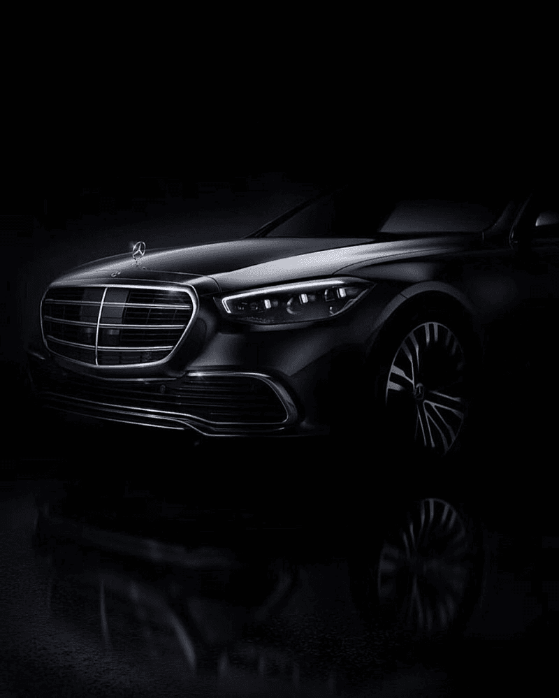 벤츠 S클래스 W223 티저 사진  게시글 썸네일