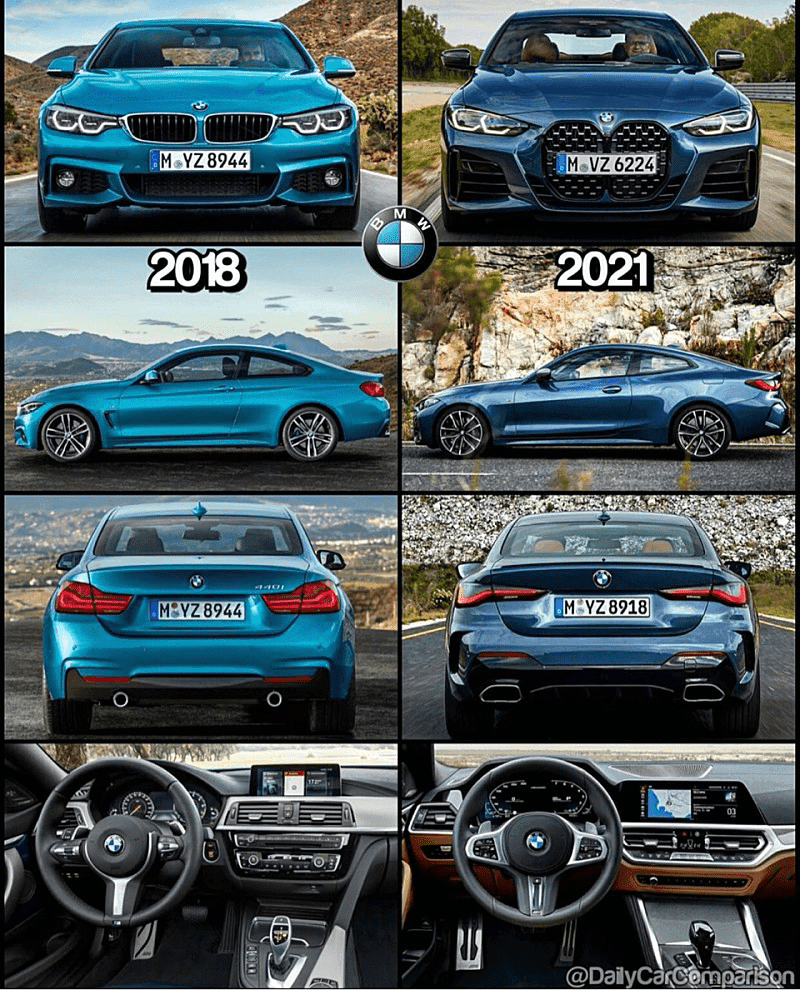 구형 4시리즈 vs 신형 4시리즈  게시글 썸네일