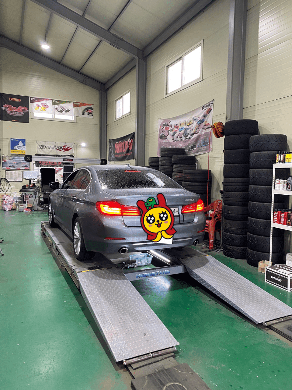 오늘 윈터 타이어로 교환했어요 게시글 썸네일