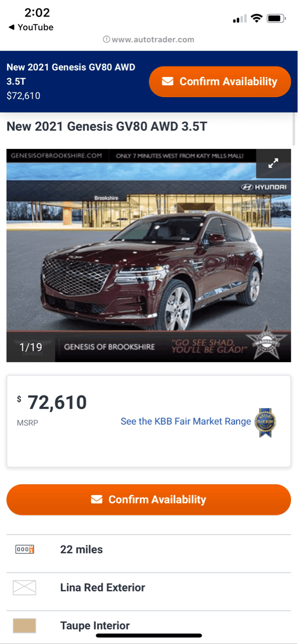 저희 동네 G80 GV80 진짜 비싸네요...우아 게시글 썸네일