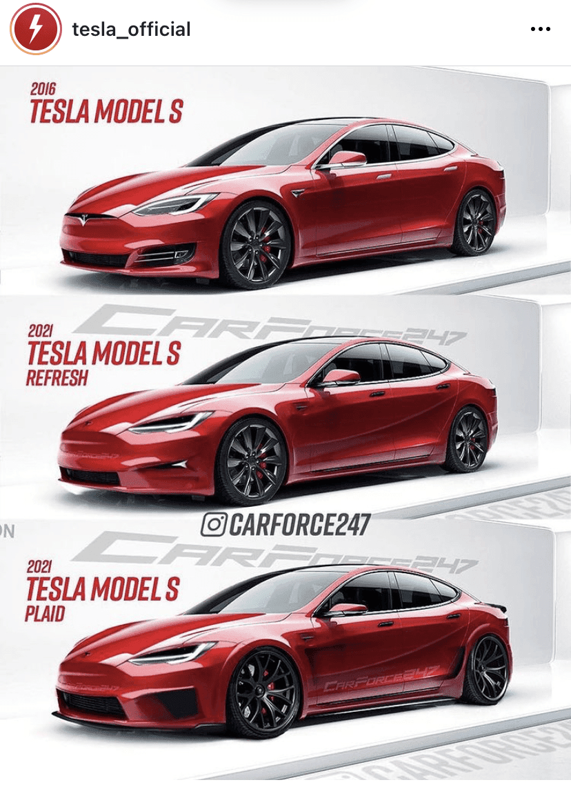 테슬라 모델 S의 진화  게시글 썸네일