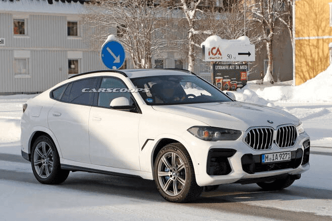 BMW X6 페리 인테리어 포착 (벤츠 스타일??) 게시글 썸네일