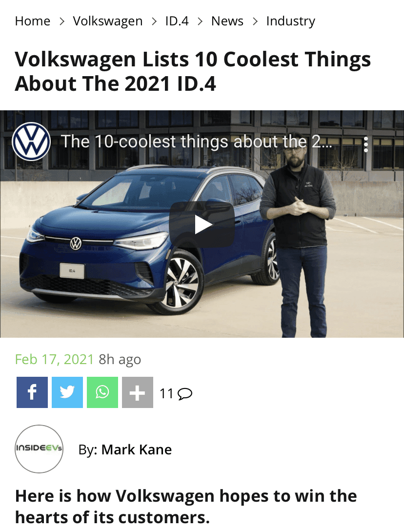 (폭스바겐) ID4 특장점 10가지  게시글 썸네일