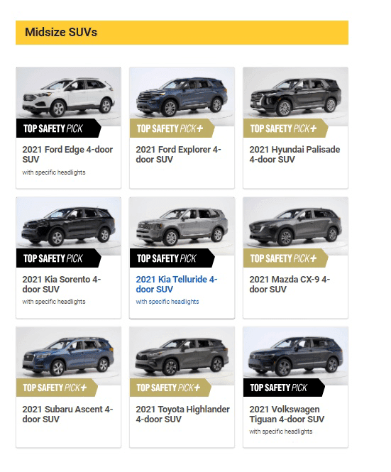 브랜드별 IIHS 충돌 테스트 결과 게시글 썸네일