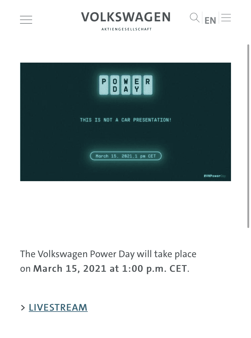 폭스바겐 Power Day 핵심 정리  게시글 썸네일