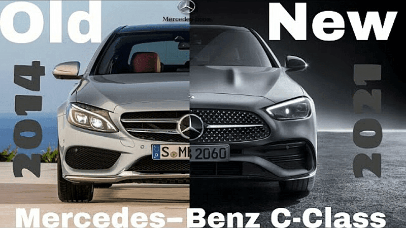 벤츠 c클래스 기존과 신형 비교 사진 게시글 썸네일