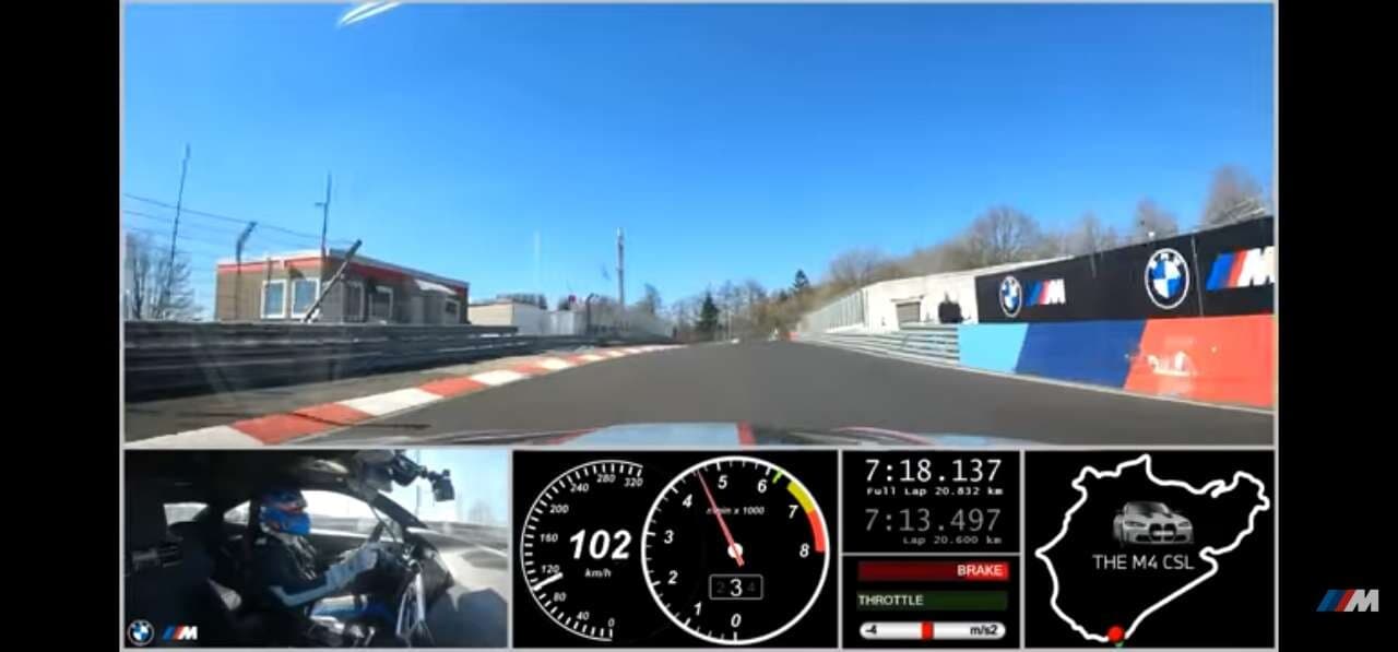 BMW M4 CSL , 신형 M2 뉘르 풀코스 기록갱신 게시글 썸네일