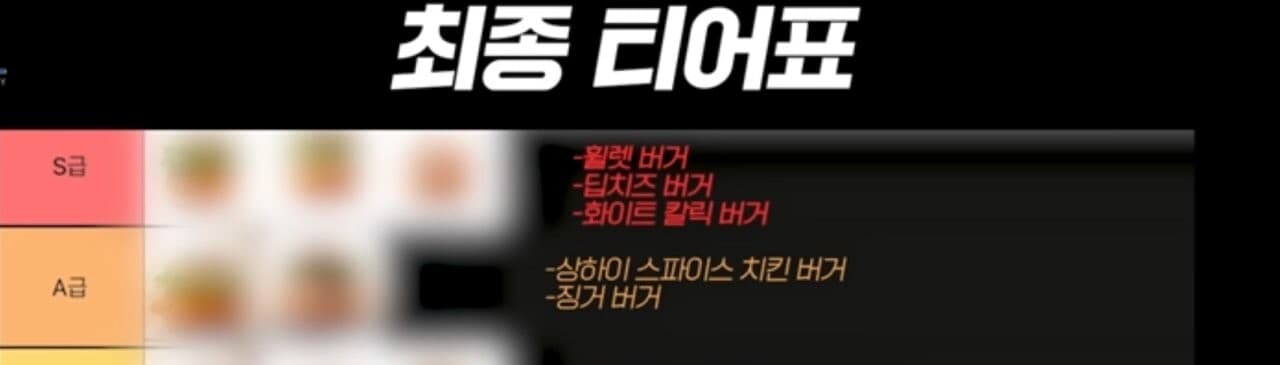 운동할때 먹어도 되는 햄버거  게시글 썸네일