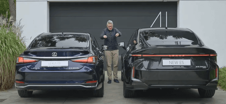 렉서스 ES 풀체인지 엄청 크네요 ㄷㄷㄷ (크기 비교)  게시글 썸네일