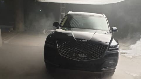 제네시스 GV80 선명한 전면부 유출 사진 게시글 썸네일
