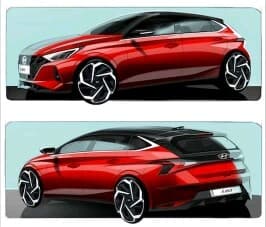 현대차, 3세대 i20 렌더링 공개 게시글 썸네일