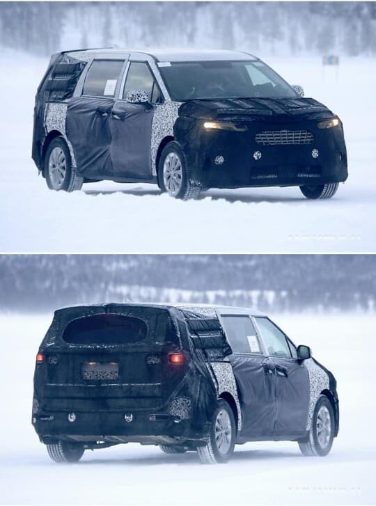 4세대 카니발 위장막 사진!! 게시글 썸네일