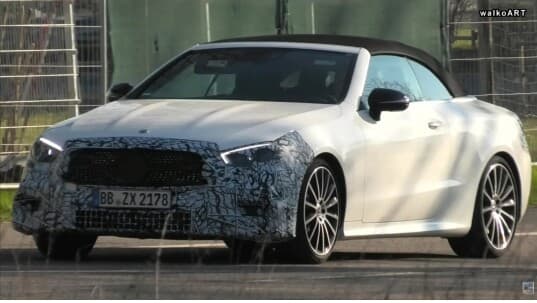 벤츠 E클 쿠페,카브리올레 스파이샷 게시글 썸네일