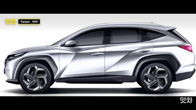 4세대 투싼(NX4)의 새로운 예상도 게시글 썸네일