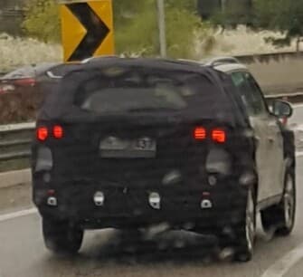 G4 렉스턴 부분변경 스파이샷 게시글 썸네일