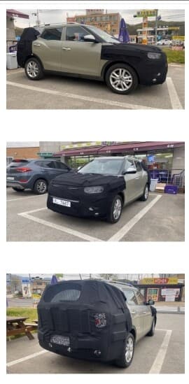 티볼리 에어 F/L 또는 J100, 쌍용 테스트카 포착 게시글 썸네일