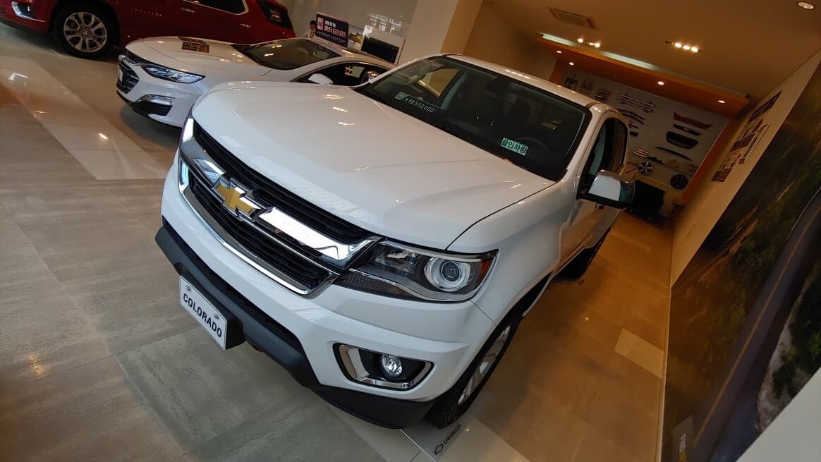 쉐보레 뉴 콜로라도 픽업트럭 보고왔습니다 게시글 썸네일