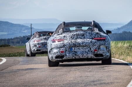 ?8세대 벤츠 SL 스파이샷? 게시글 썸네일