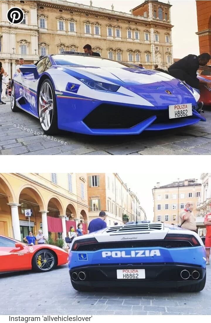 이탈리아 경찰차 람보르기니 우라칸 게시글 썸네일