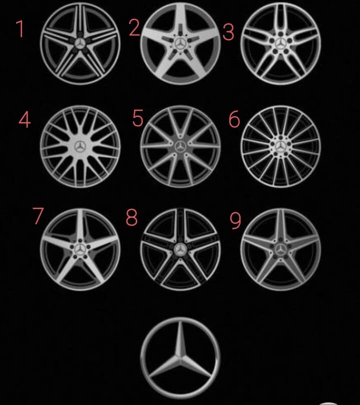 벤츠 휠 어느 디자인이 맘이드시나요? 게시글 썸네일