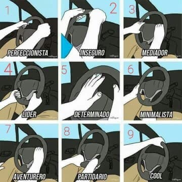 핸들잡는 유형에 따른 성격 분석 게시글 썸네일