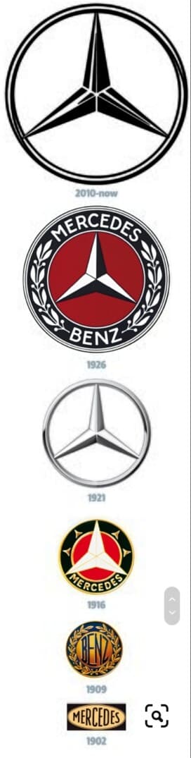벤츠 로고의 시대별 변화 게시글 썸네일