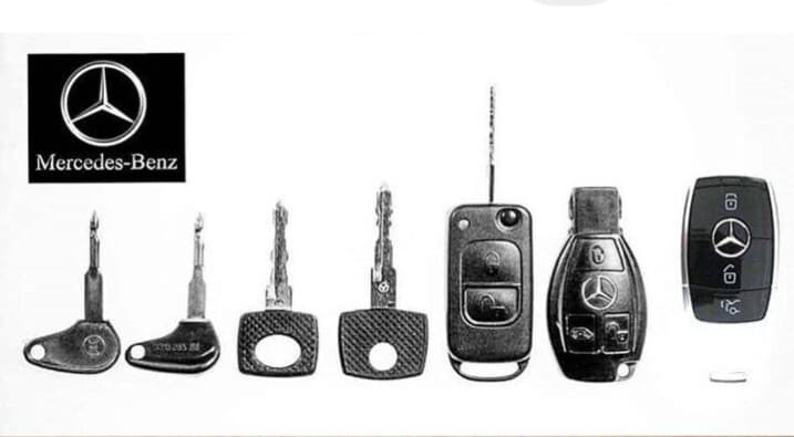 벤츠 자동차키 시대별 변화 게시글 썸네일