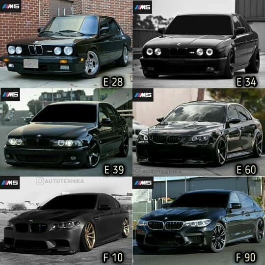 ?BMW M5  시대별 변화 게시글 썸네일
