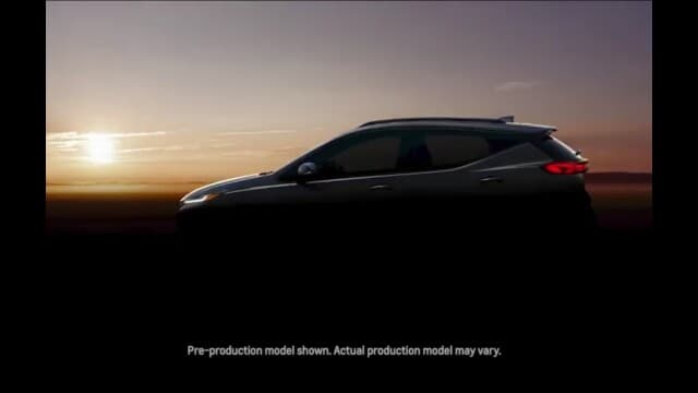 쉐보레 볼트 EUV의 티저 공개 게시글 썸네일