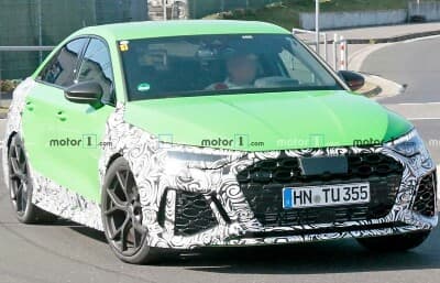 AMG A45s 잡으러 왔다. 아우디 RS3 스파이샷. 게시글 썸네일