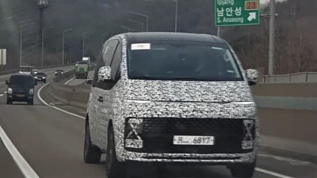 스타렉스 후속(US4)의 전면부는 이렇습니다. 게시글 썸네일