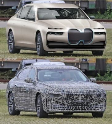 BMW i7 전기차 예상도 랜더링 게시글 썸네일