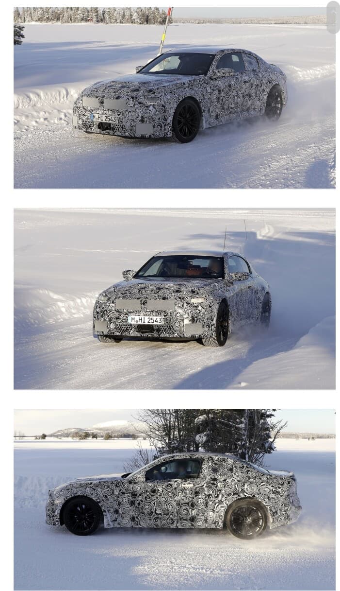 2022 BMW M2스파이샷 게시글 썸네일