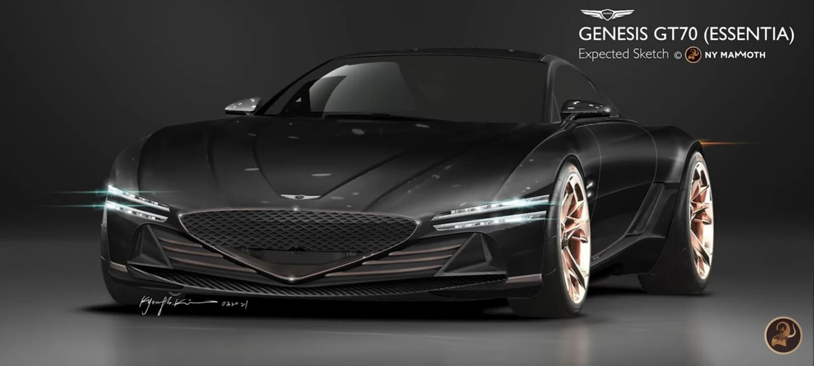 제네시스 스포츠 전기차 GT70 에센시아 예상도 게시글 썸네일