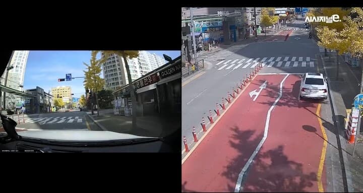 볼보 S60급발진 의심 사고 블박 공개 게시글 썸네일