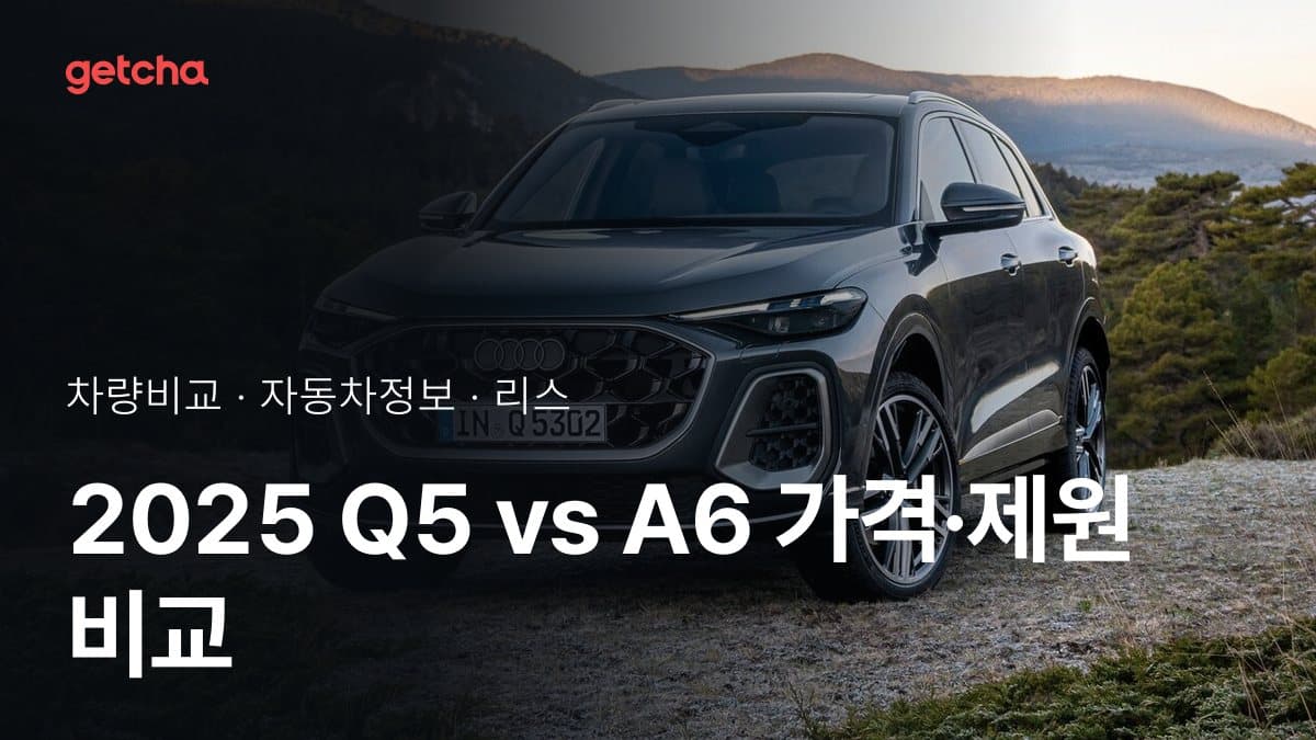 2025 Q5 vs A6 가격·제원 비교